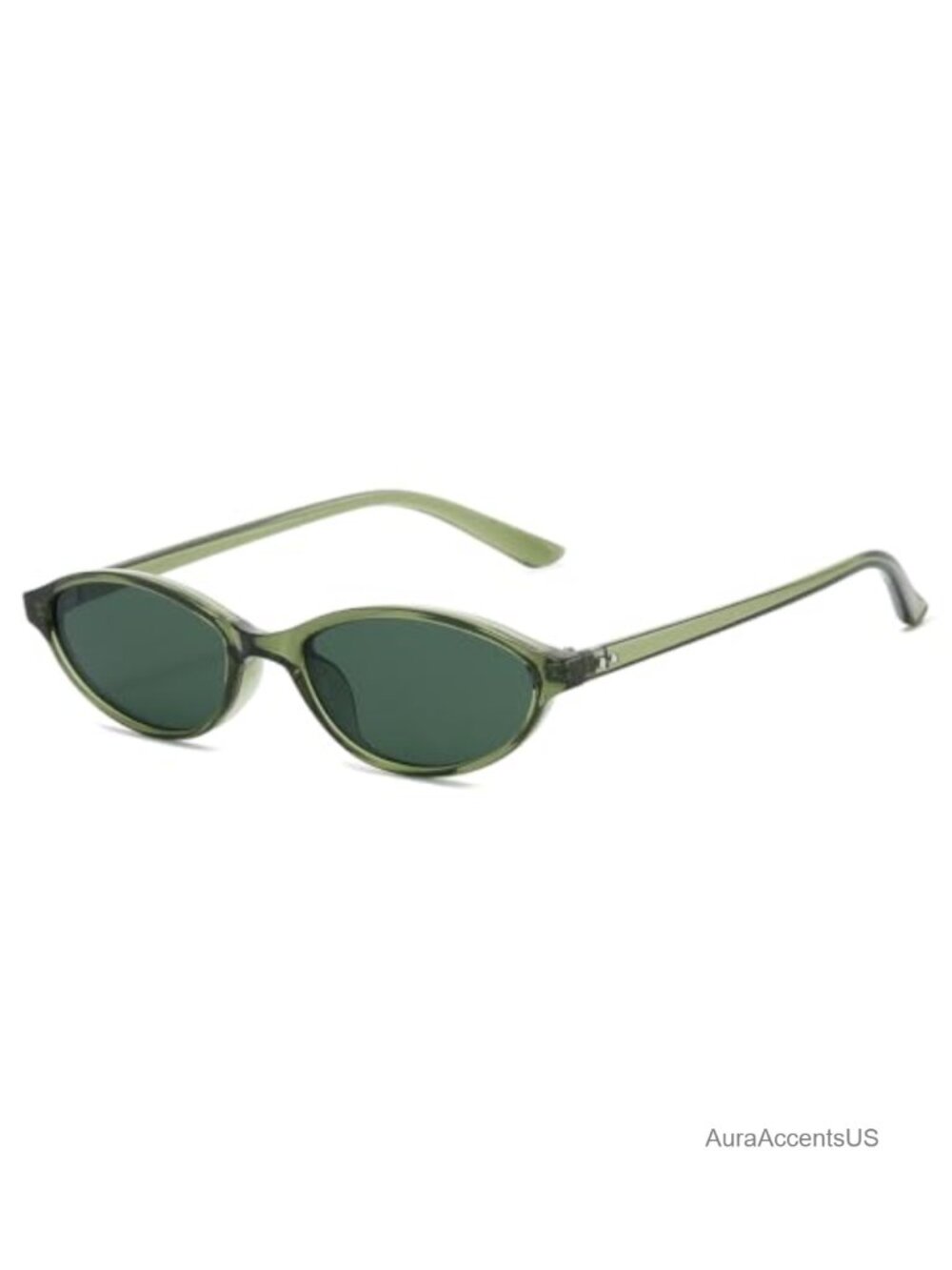 Retro Oval Cat Eye Sunglasses UV400 Lightweight Full Frame